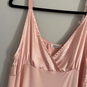 Mersea Sleep Pink Modal Slip Dress Pajama Nightgown Medium Fairy Classic‎ Luxury